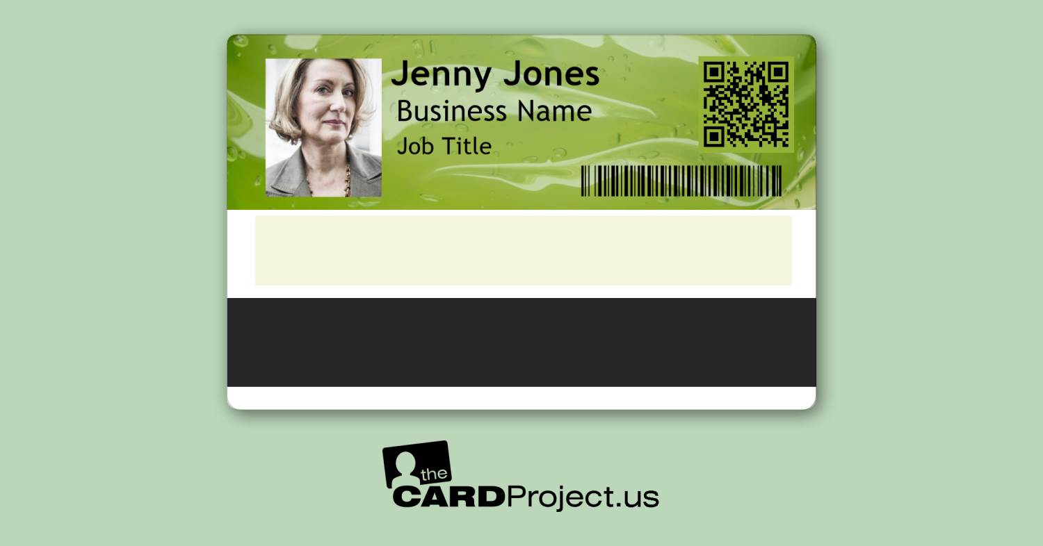 Employee ID Card Double Design 6 (REAR)